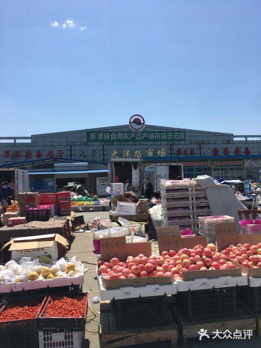 北京大洋路批發(fā)市場 食用農(nóng)產(chǎn)品批發(fā)流通的重要樞紐